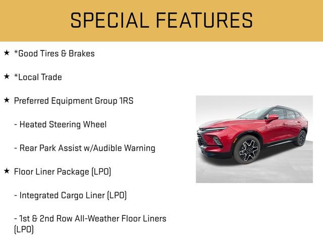Used 2023 Chevrolet Blazer RS w/ Driver Confidence II Package AWD/4WD image 6