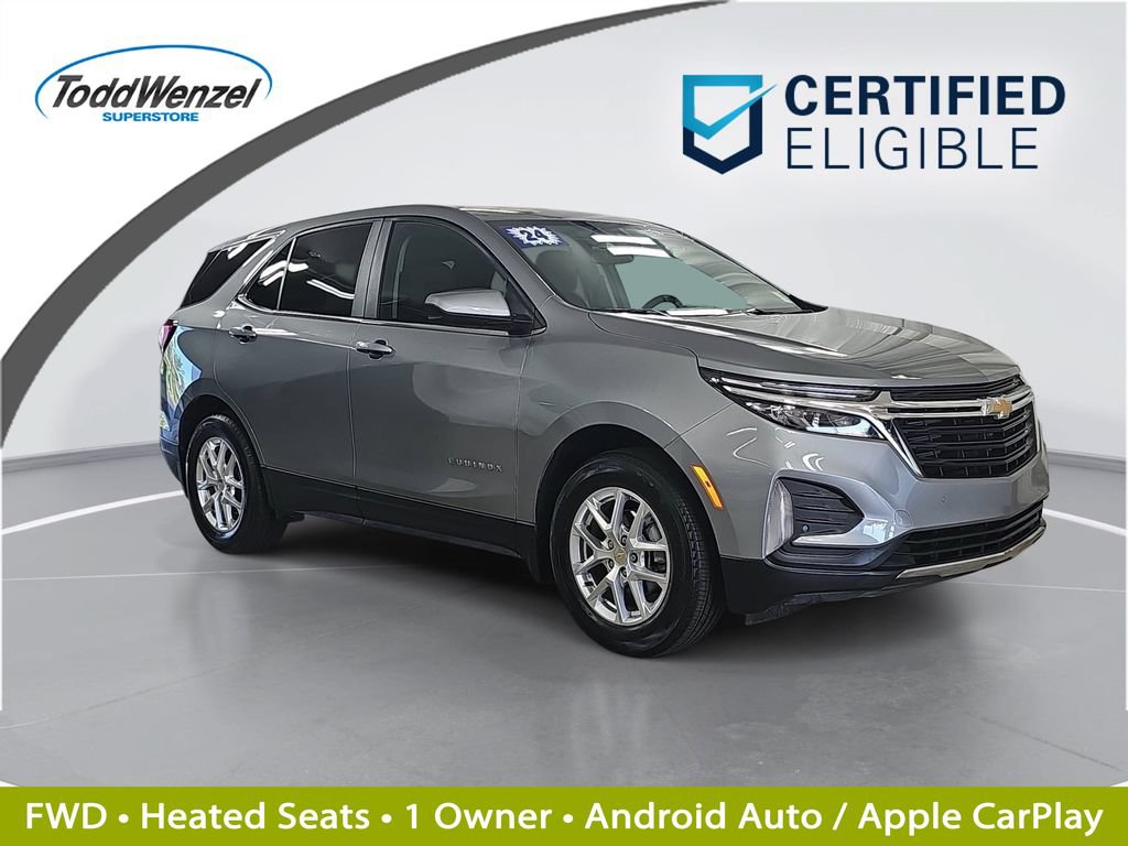 Certified 2024 Chevrolet Equinox LT w/ LPO, Floor Liner Package FWD image 1