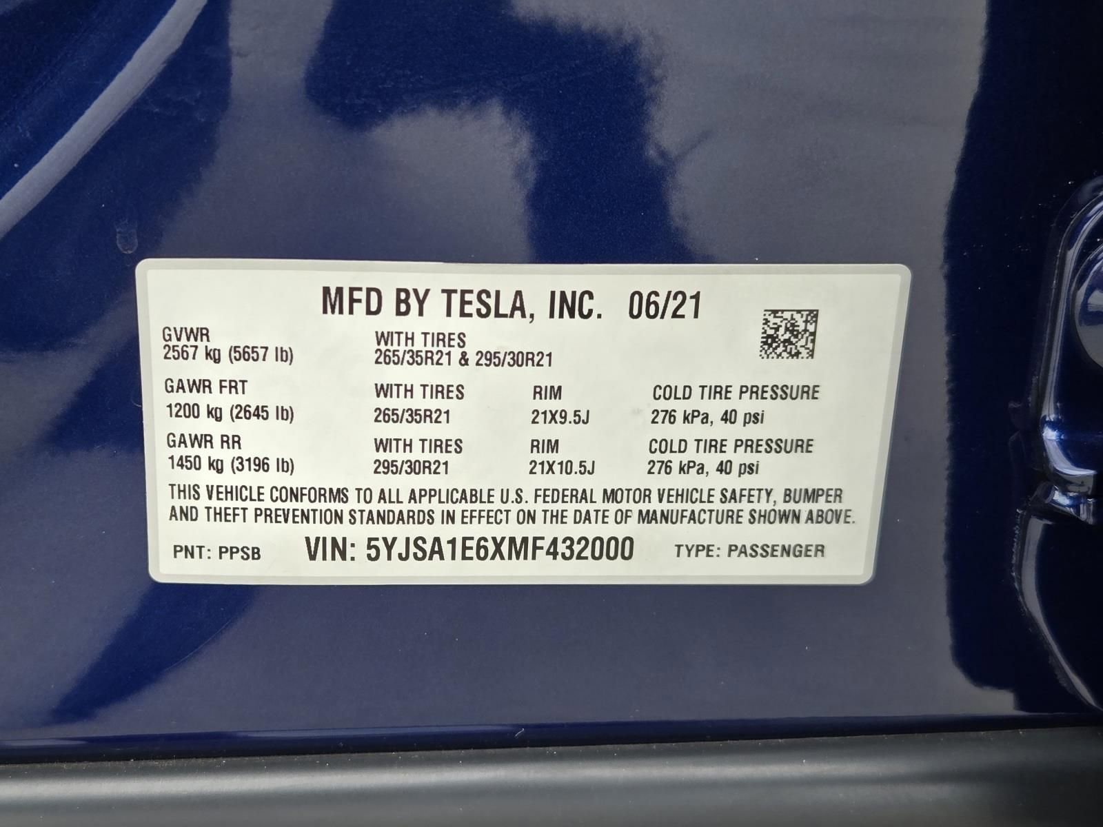 Used 2021 Tesla Model S Plaid image 26