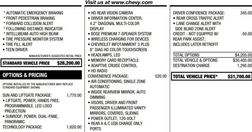Used 2023 Chevrolet TrailBlazer ACTIV w/ Sun and Liftgate Package image 2
