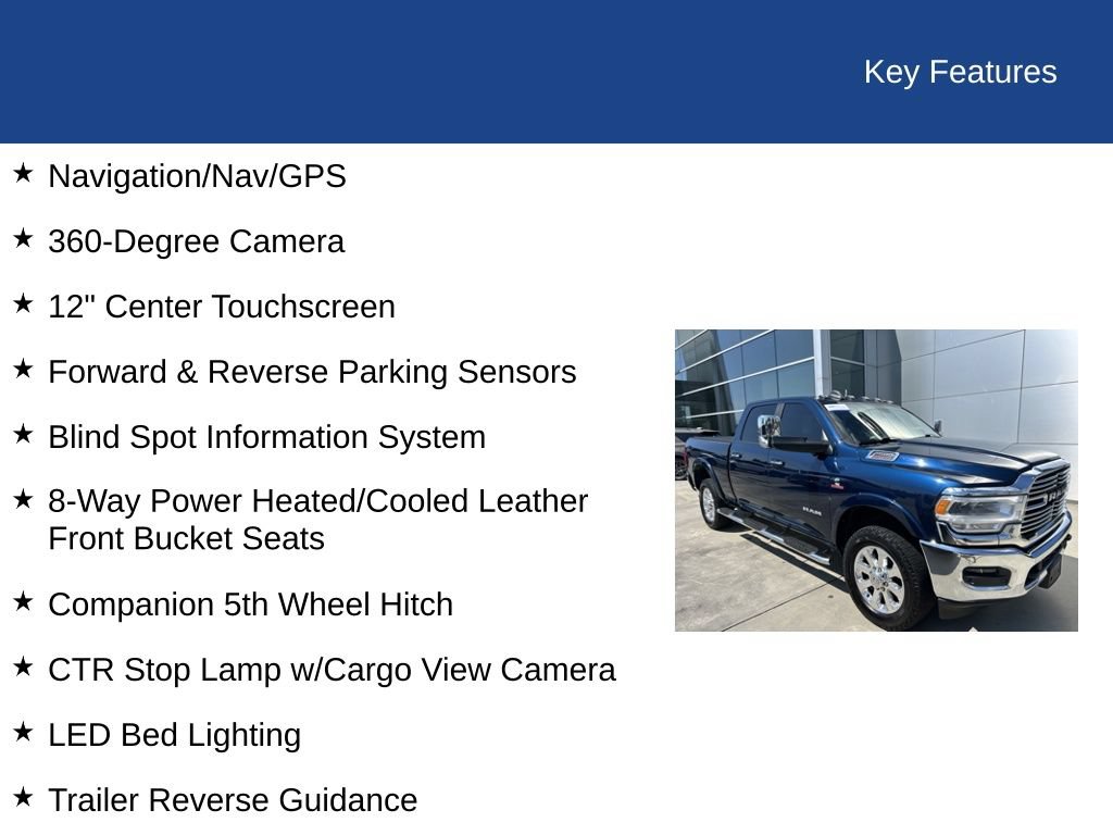 Used 2019 RAM 2500 Laramie AWD/4WD image 32