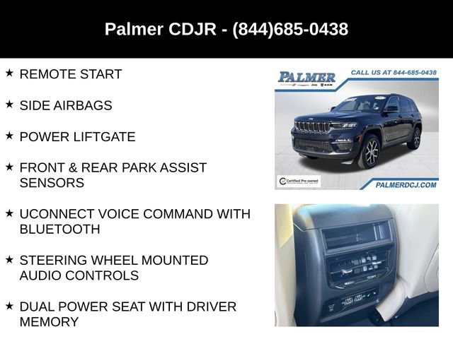 Certified 2024 Jeep Grand Cherokee Limited w/ Luxury Tech Group II image 18