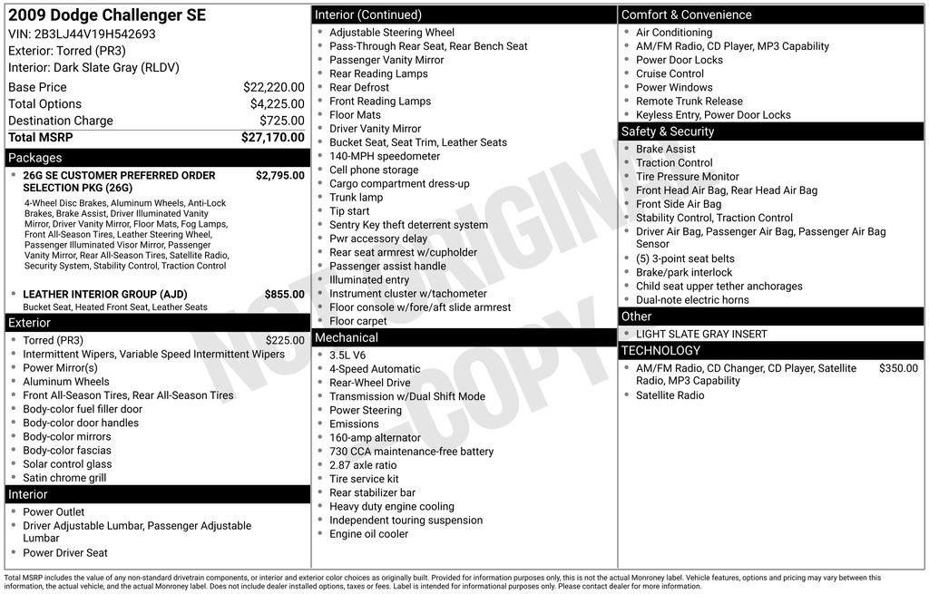 Used 2009 Dodge Challenger SE image 6