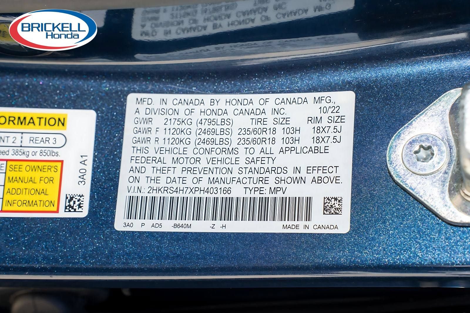 Certified 2023 Honda CR-V EX-L image 40