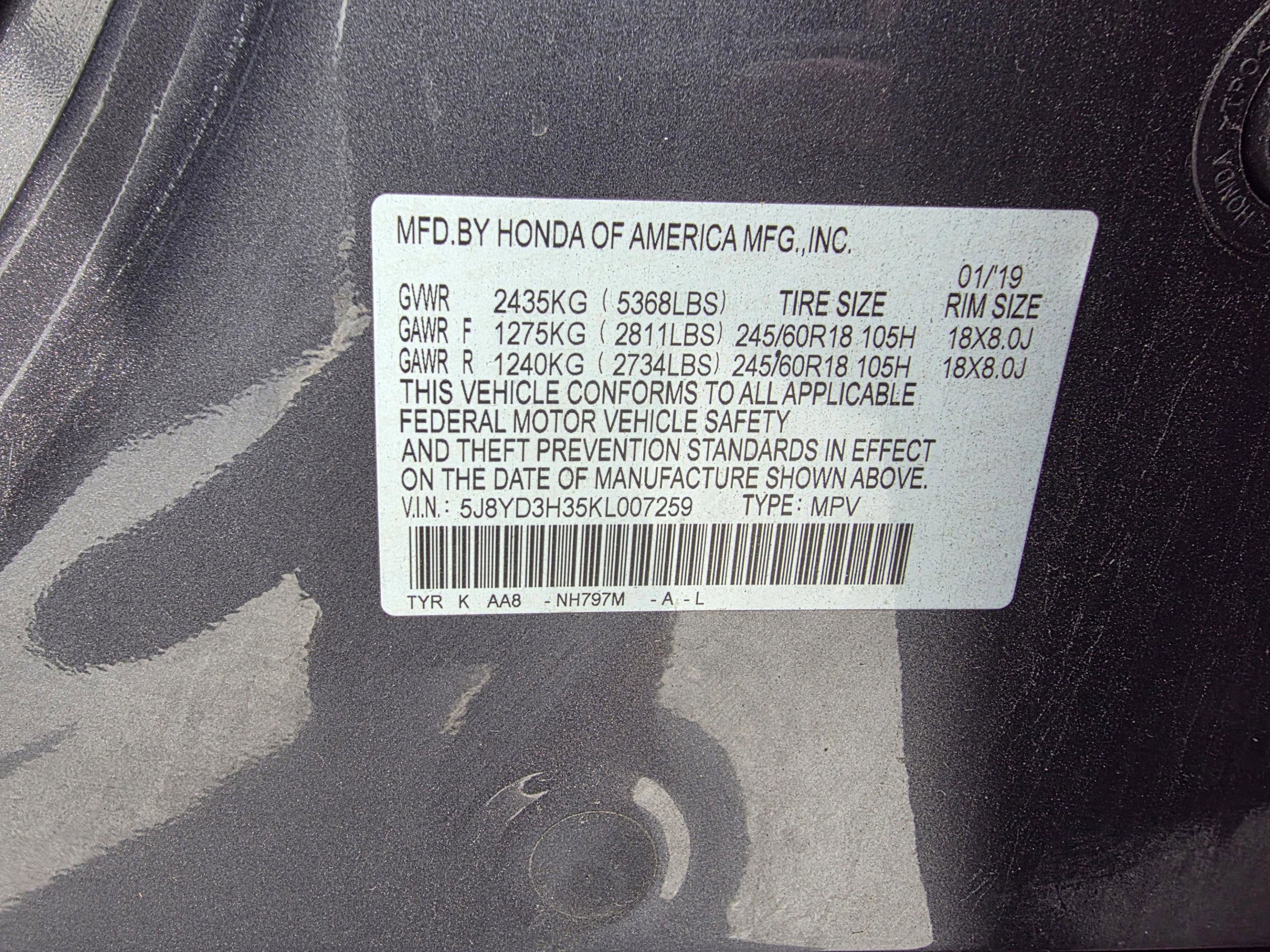 Used 2019 Acura MDX FWD image 28