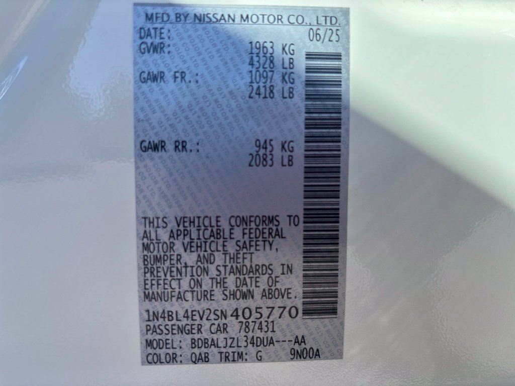 Certified 2025 Nissan Altima 2.5 SL FWD image 9