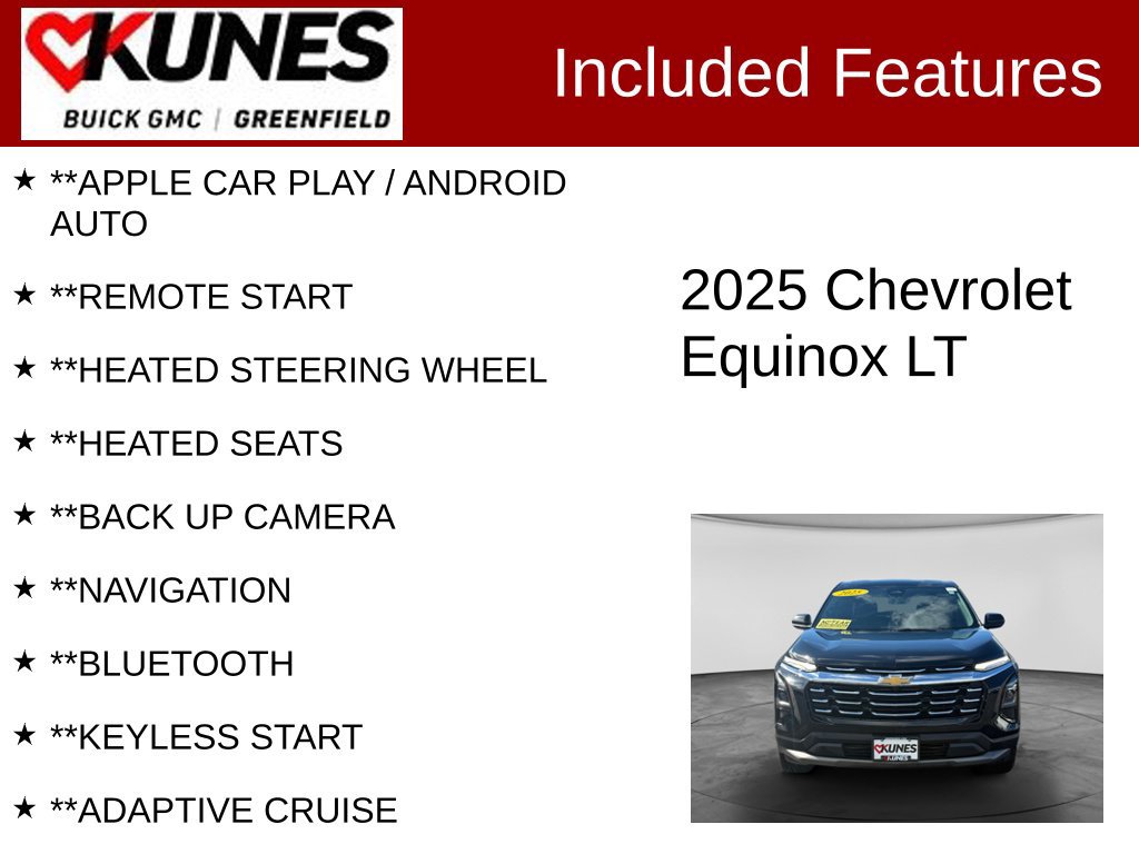 Used 2025 Chevrolet Equinox LT FWD image 2