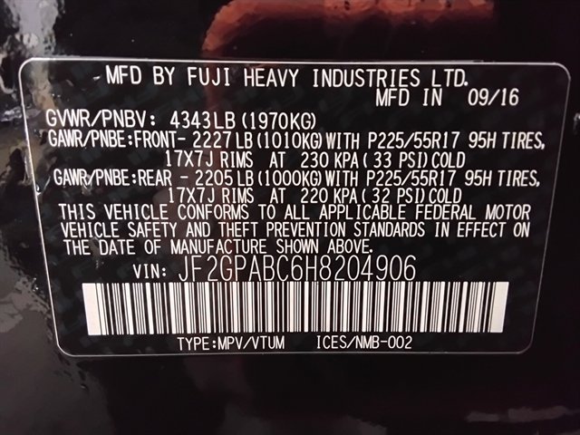 Used 2017 Subaru Crosstrek 2.0i Premium w/ Popular Package #1 AWD/4WD image 16