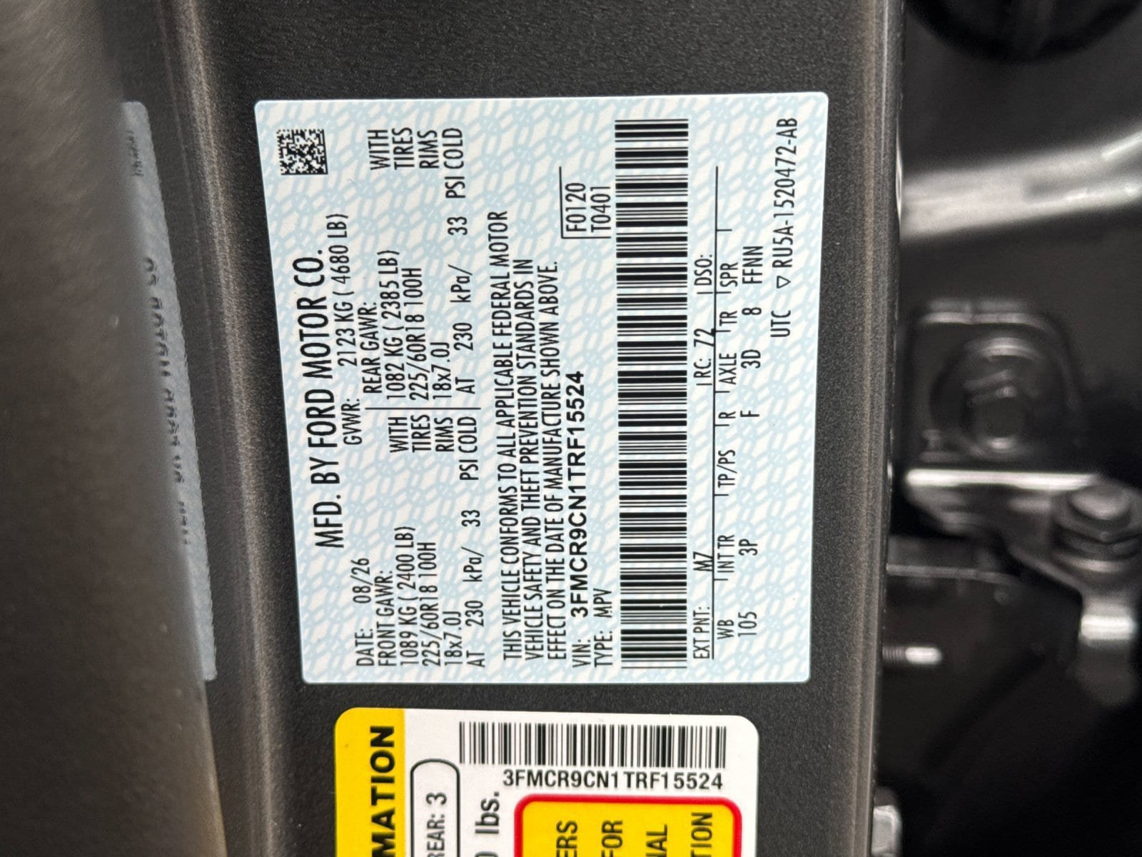 New 2026 Ford Bronco Sport Outer Banks AWD/4WD image 28