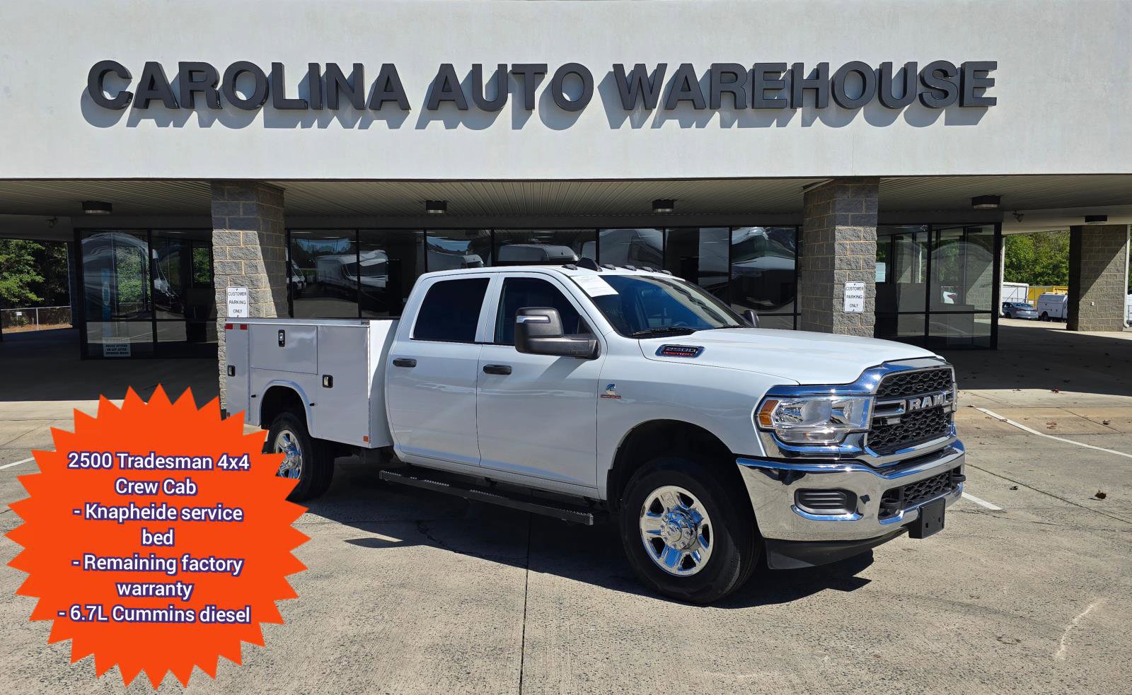 Used 2024 RAM 2500 Tradesman w/ Chrome Appearance Group image 1