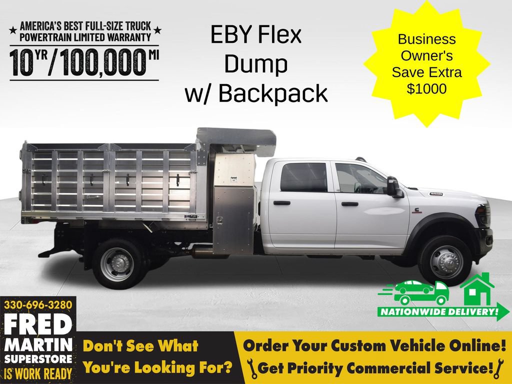 New 2026 RAM 5500 Tradesman w/ Chrome Appearance Group AWD/4WD 360° Tour