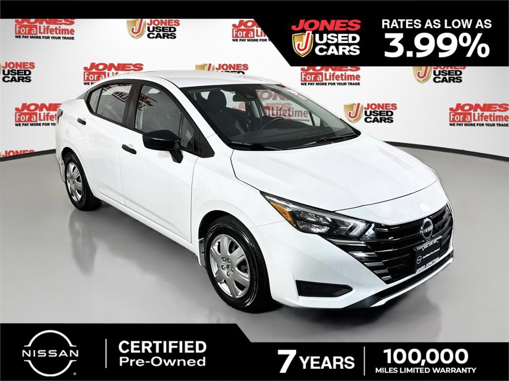 Certified 2025 Nissan Versa S w/ Trunk Package