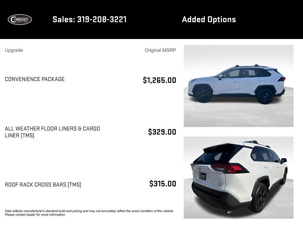 Used 2025 Toyota RAV4 XLE w/ Convenience Package AWD/4WD image 2
