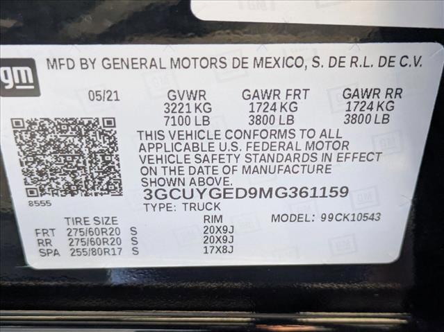 Used 2021 Chevrolet Silverado 1500 LTZ w/ LTZ Premium Package AWD/4WD image 22
