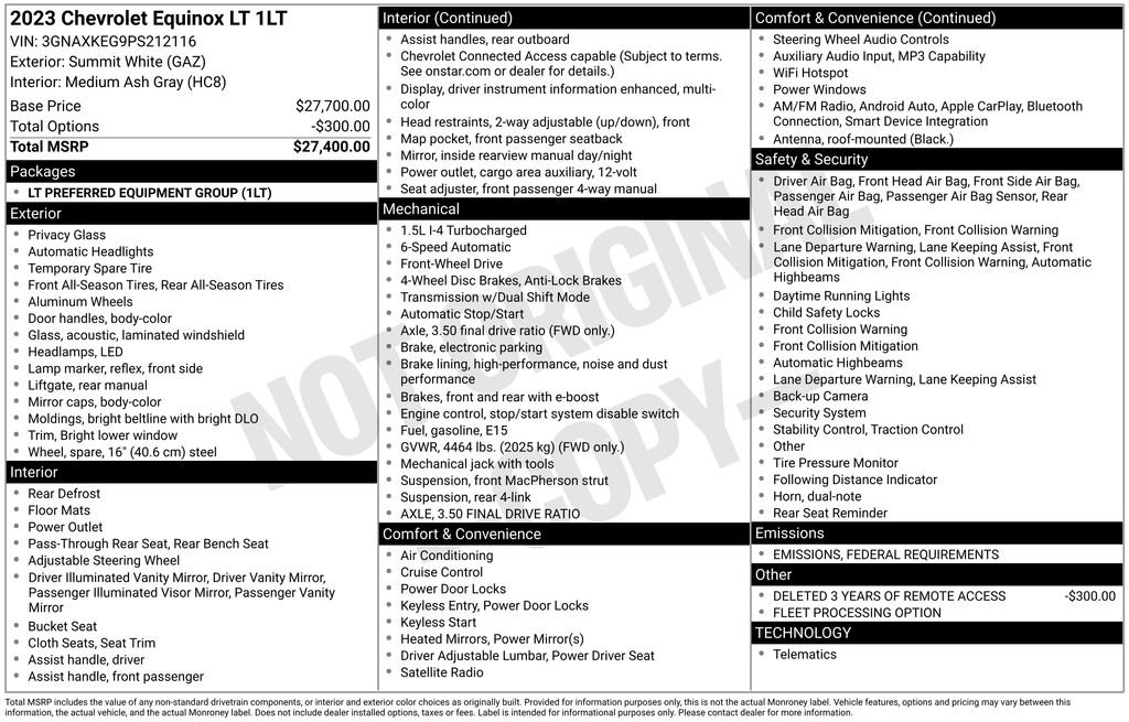 Used 2023 Chevrolet Equinox LT image 44