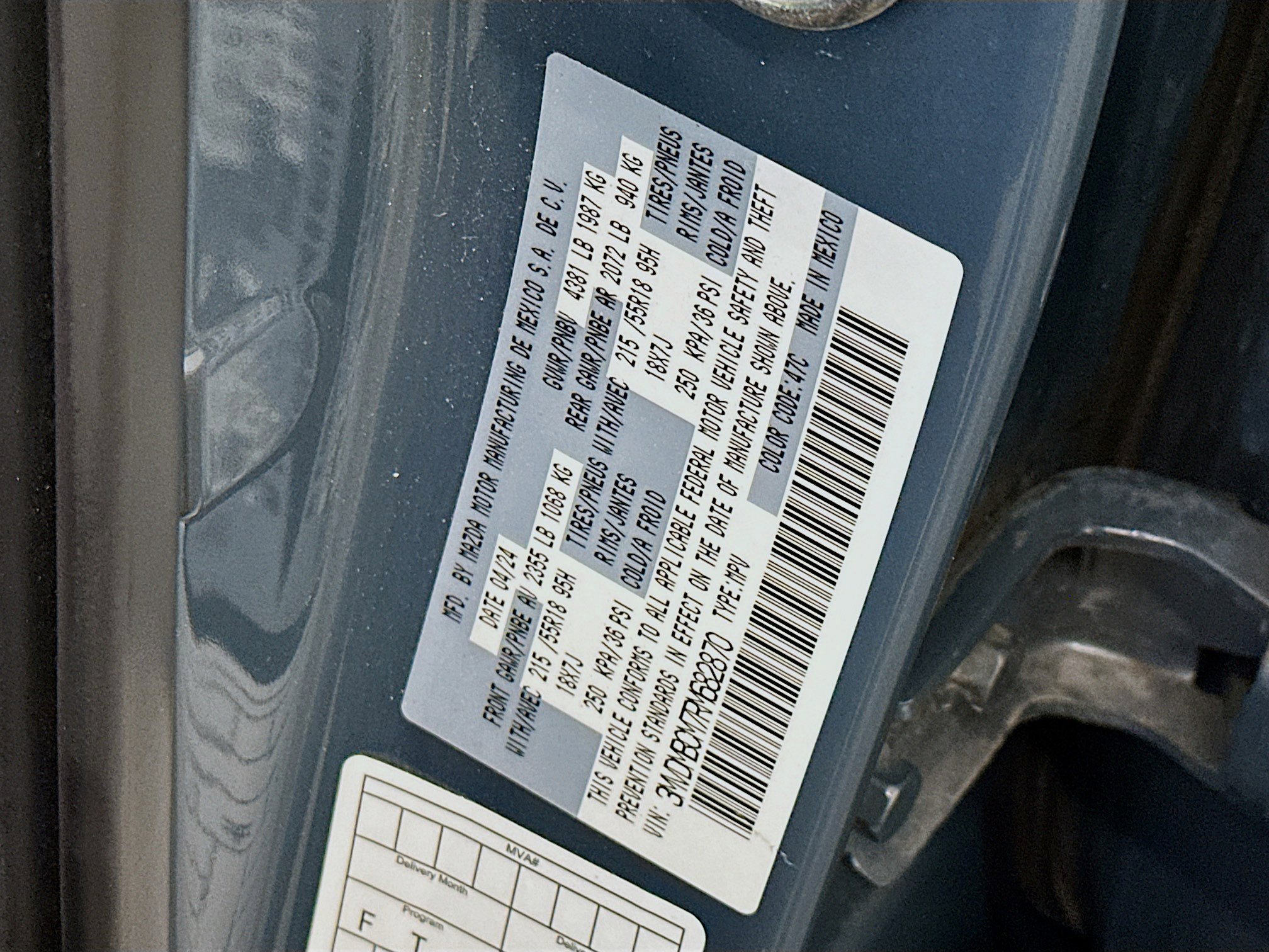 Used 2024 MAZDA CX-30 AWD 2.5 S w/ Preferred Package image 12