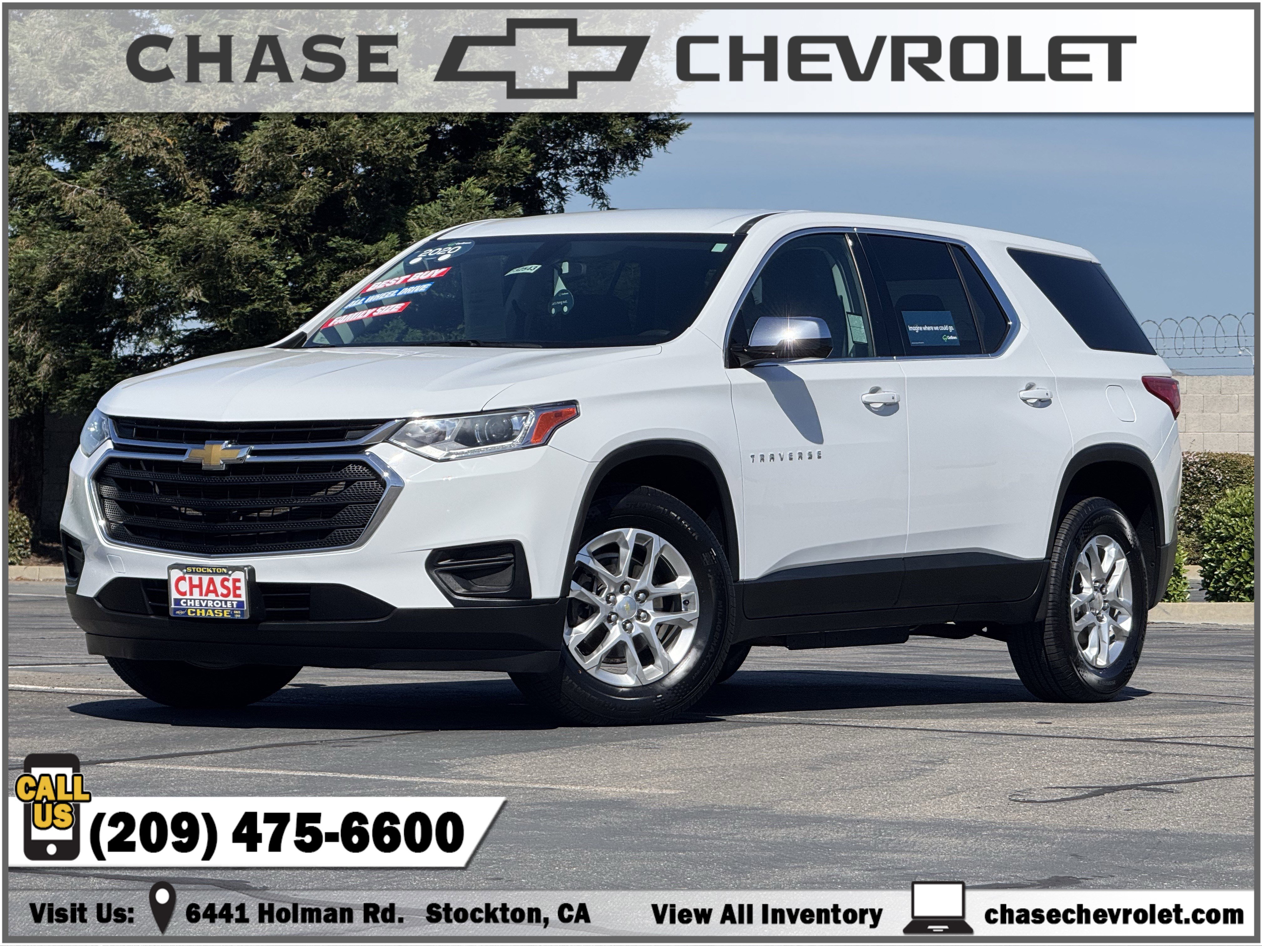 Certified 2020 Chevrolet Traverse LS AWD/4WD image 1