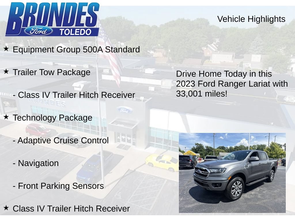 Used 2023 Ford Ranger Lariat w/ Technology Package AWD/4WD image 5