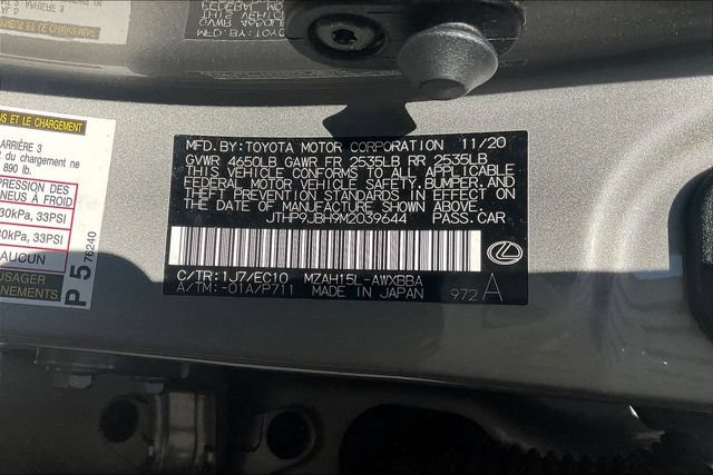 Certified 2021 Lexus UX 250h w/ Premium Package AWD/4WD image 4