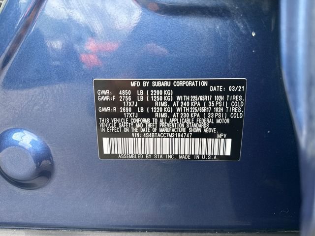 Used 2021 Subaru Outback Premium AWD/4WD image 16