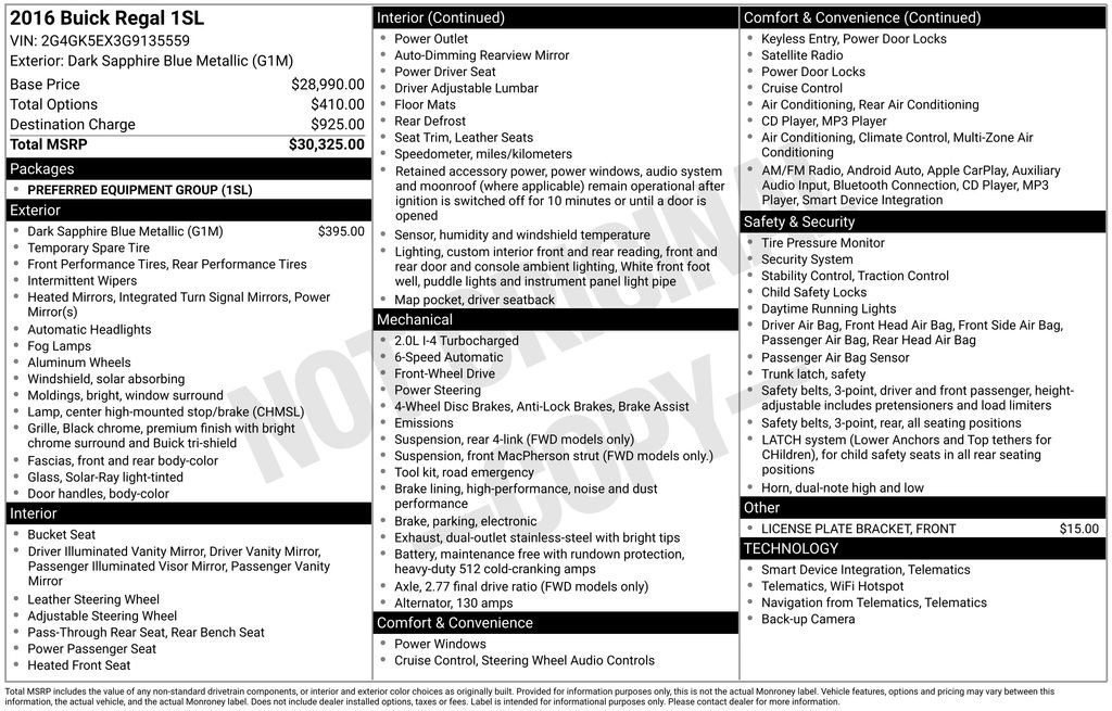 Used 2016 Buick Regal image 32