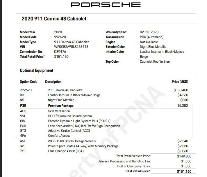 Certified 2020 Porsche 911 Carrera 4S image 9