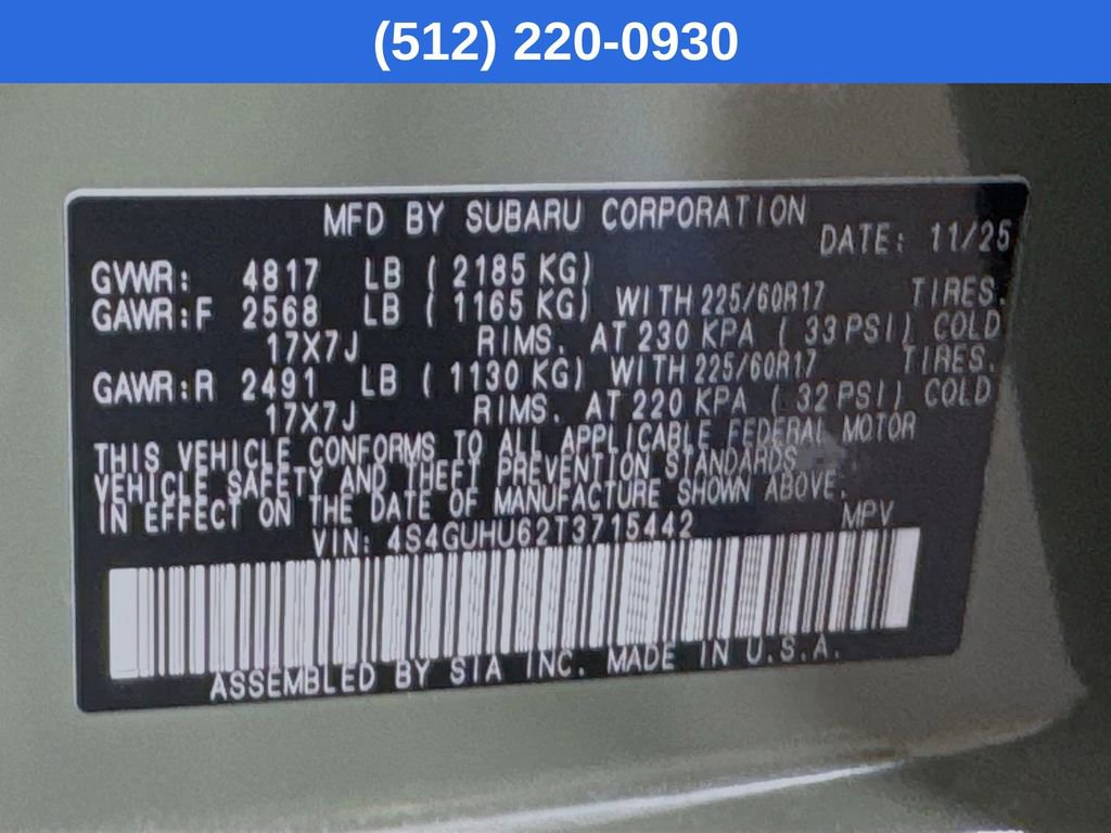 Used 2026 Subaru Crosstrek 2.5i Wilderness w/ Crosstrek Mirror Package image 41