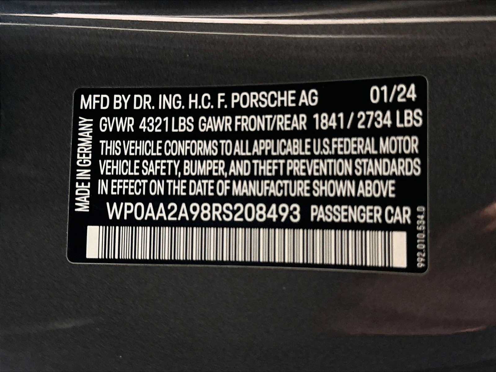 Used 2024 Porsche 911 Carrera RWD image 37