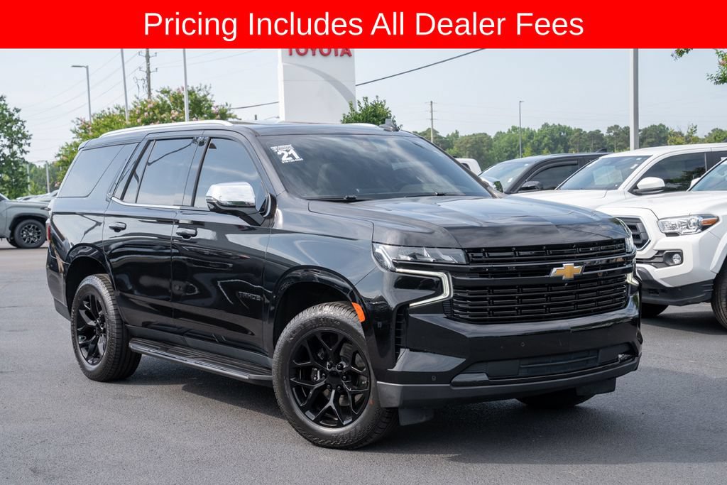 Used 2021 Chevrolet Tahoe Premier w/ Premium Package RWD image 1