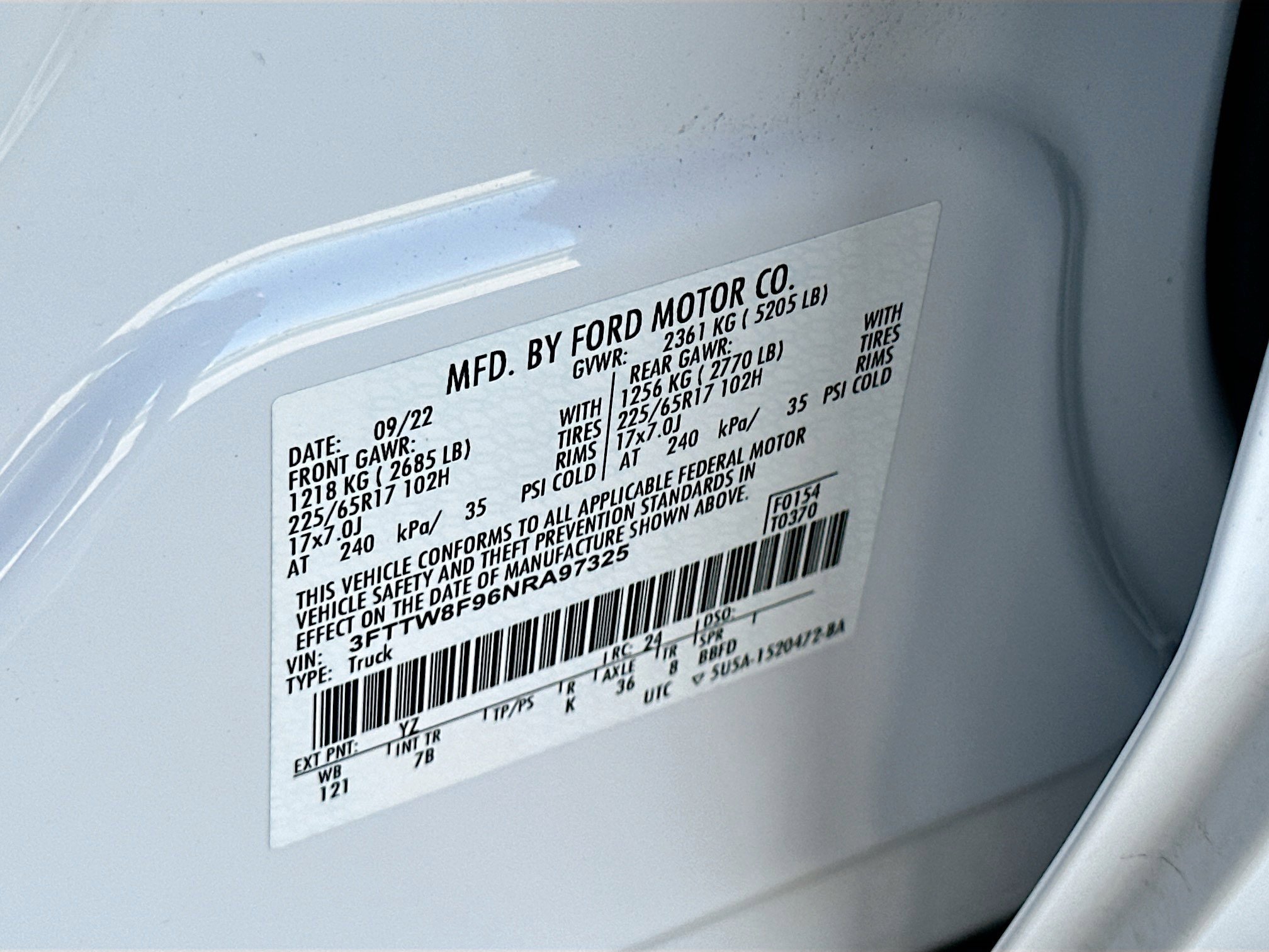 Certified 2022 Ford Maverick XLT w/ Equipment Group 300A Standard image 29