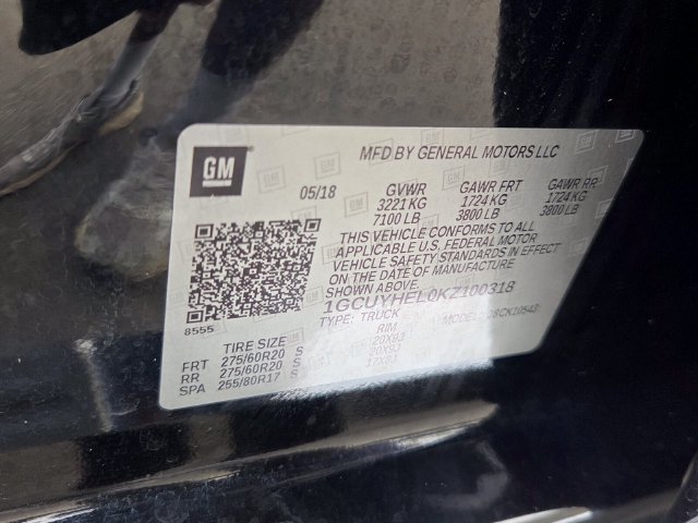 Used 2019 Chevrolet Silverado 1500 High Country w/ Z71 Off-Road Package AWD/4WD image 7