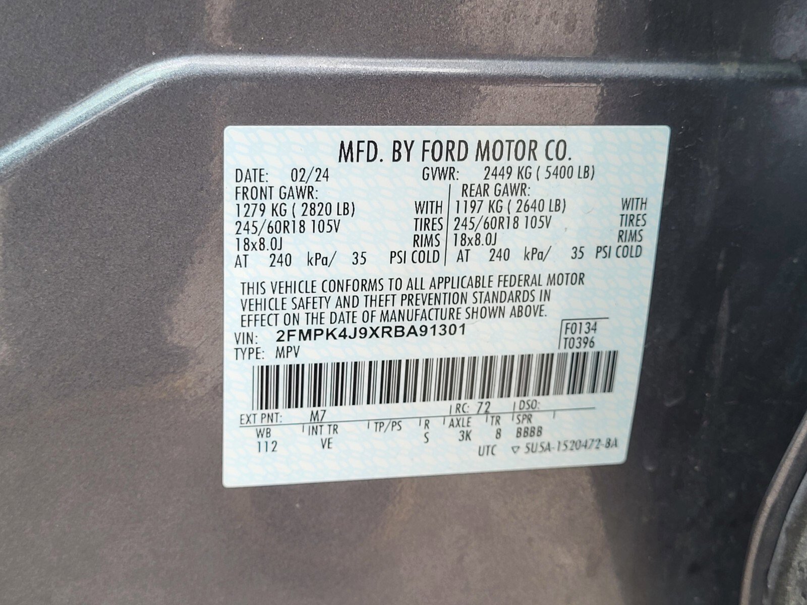 Certified 2024 Ford Edge SEL image 34