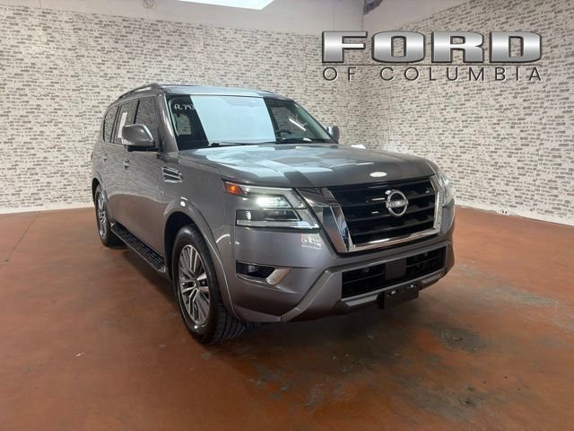 Used 2021 Nissan Armada SL w/ Captain's Chairs Package AWD/4WD video 1