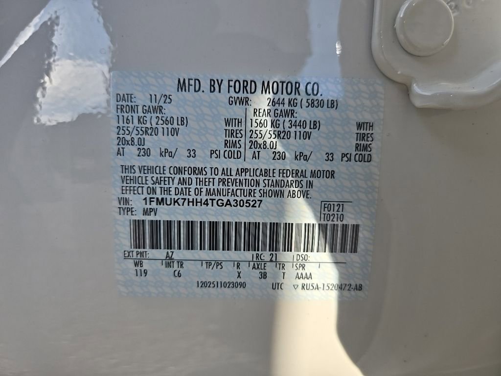 New 2026 Ford Explorer Platinum RWD image 11