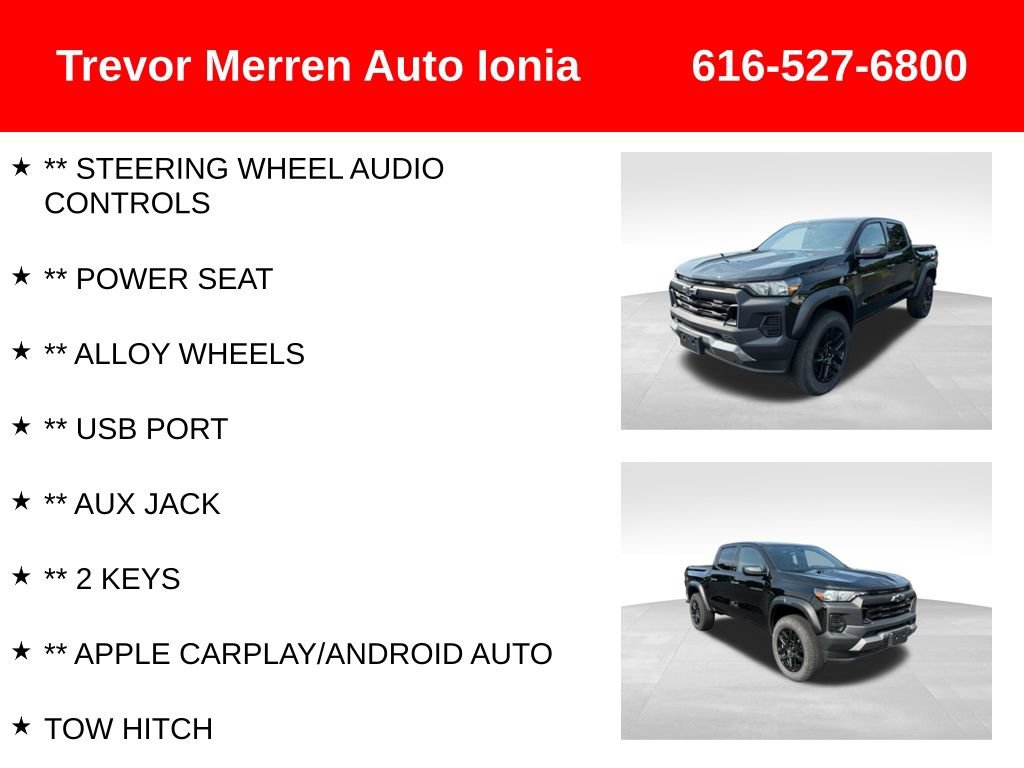 Used 2024 Chevrolet Colorado Trail Boss w/ Advanced Trailering Package AWD/4WD image 13