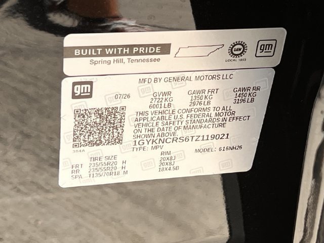 New 2026 Cadillac XT5 Premium Luxury w/ LPO, ONYX Package FWD image 29