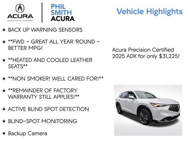 Used 2025 Acura ADX A-Spec image 5
