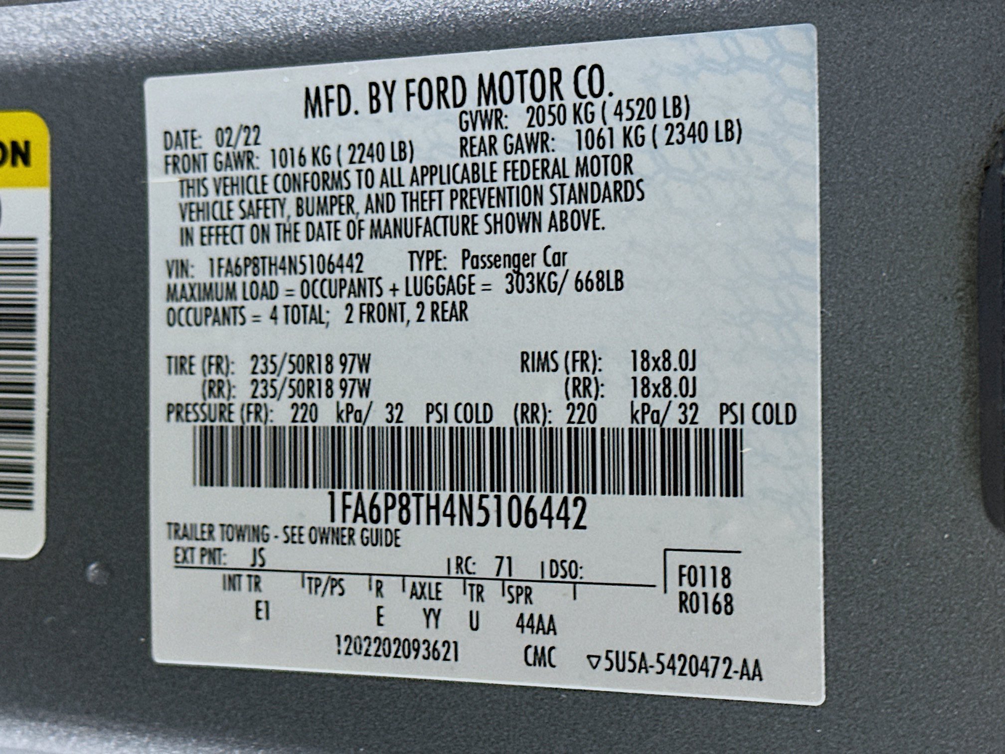 Used 2022 Ford Mustang Premium RWD image 12