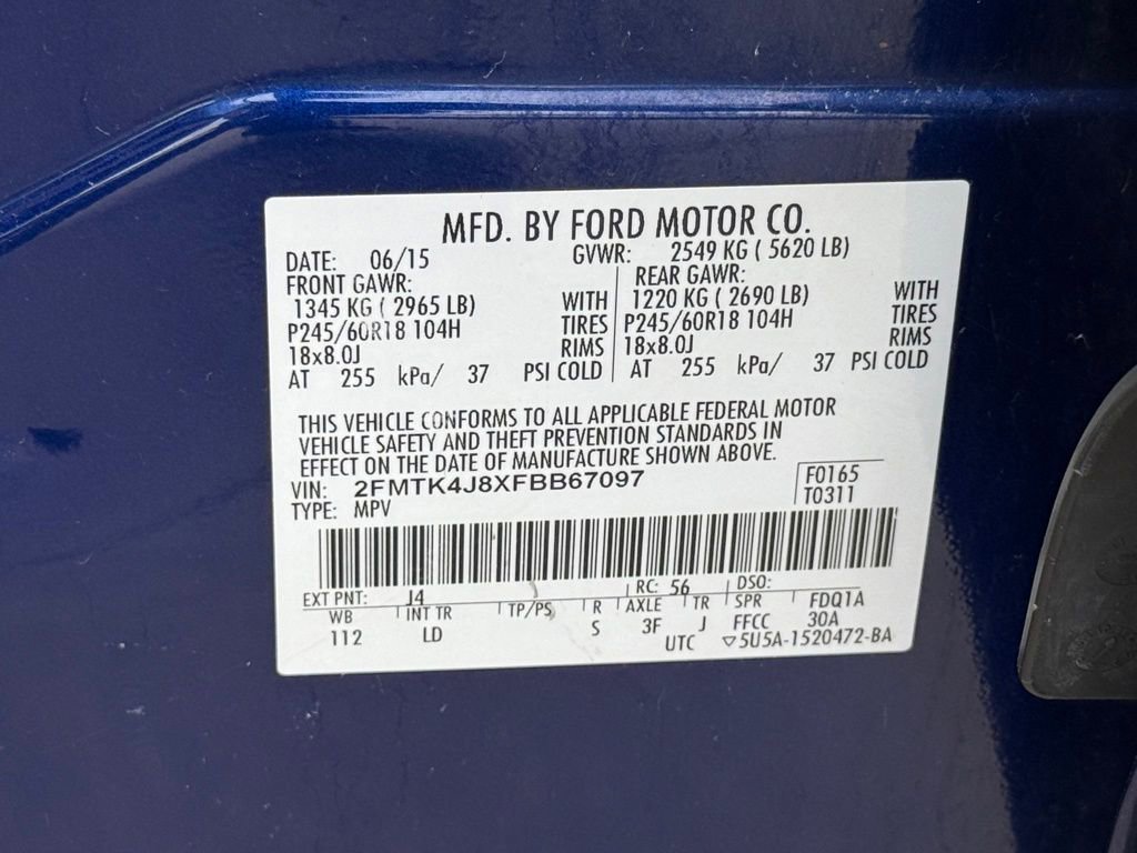 Used 2015 Ford Edge SEL w/ Equipment Group 201A AWD/4WD image 27