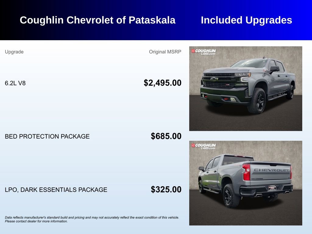 Used 2022 Chevrolet Silverado 1500 LT Trail Boss w/ Bed Protection Package AWD/4WD image 3