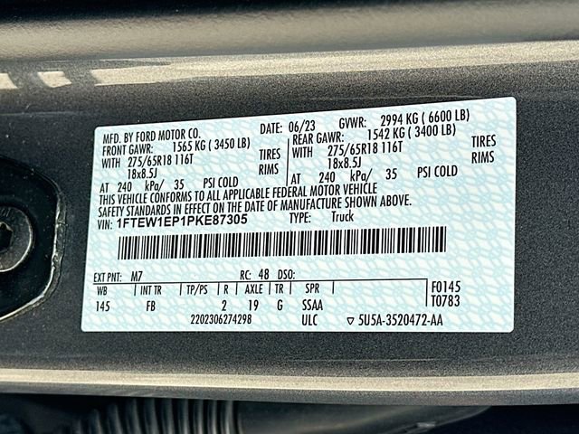 Used 2023 Ford F150 XLT w/ Equipment Group 302A High AWD/4WD image 31