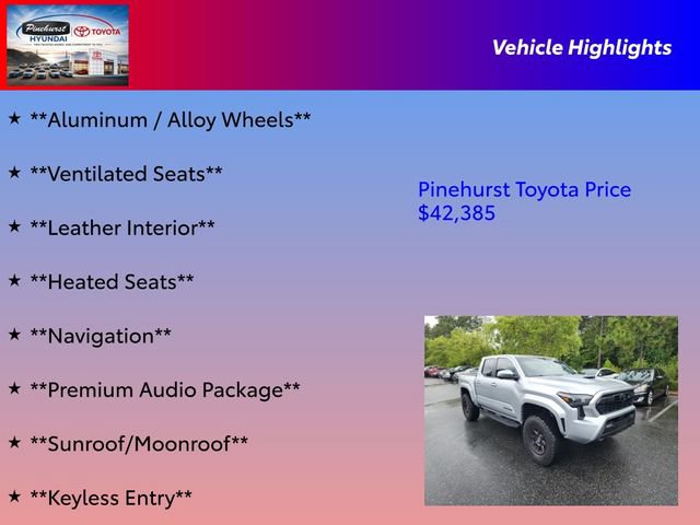 Used 2024 Toyota Tacoma TRD Sport w/ TRD Sport Premium Package AWD/4WD image 31
