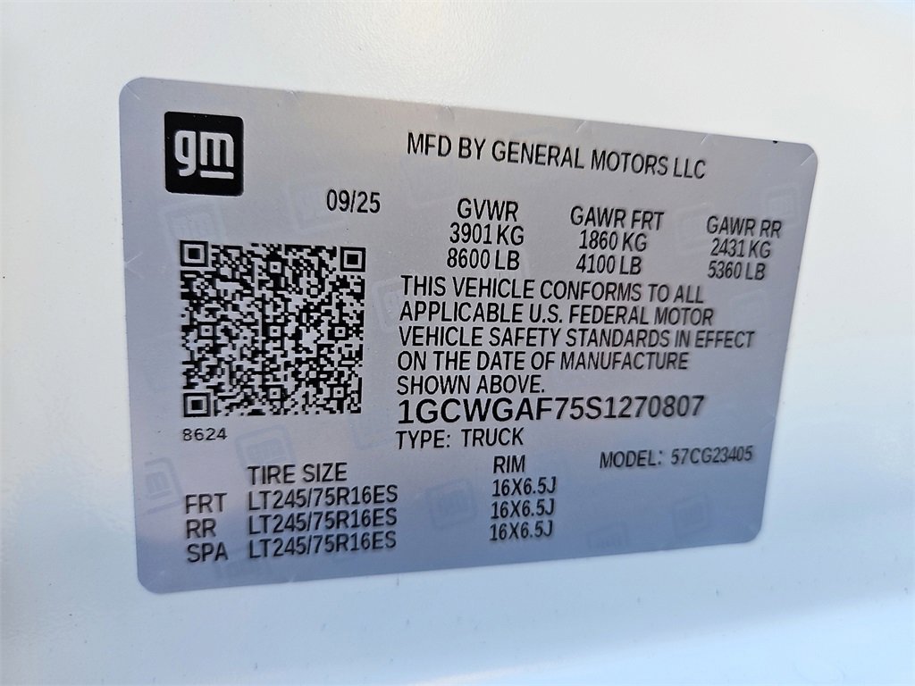 New 2025 Chevrolet Express 2500 w/ Driver Convenience Package image 17