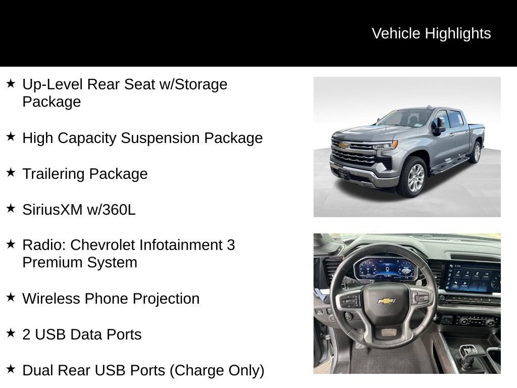 Certified 2023 Chevrolet Silverado 1500 LTZ w/ LTZ Premium Package AWD/4WD image 17