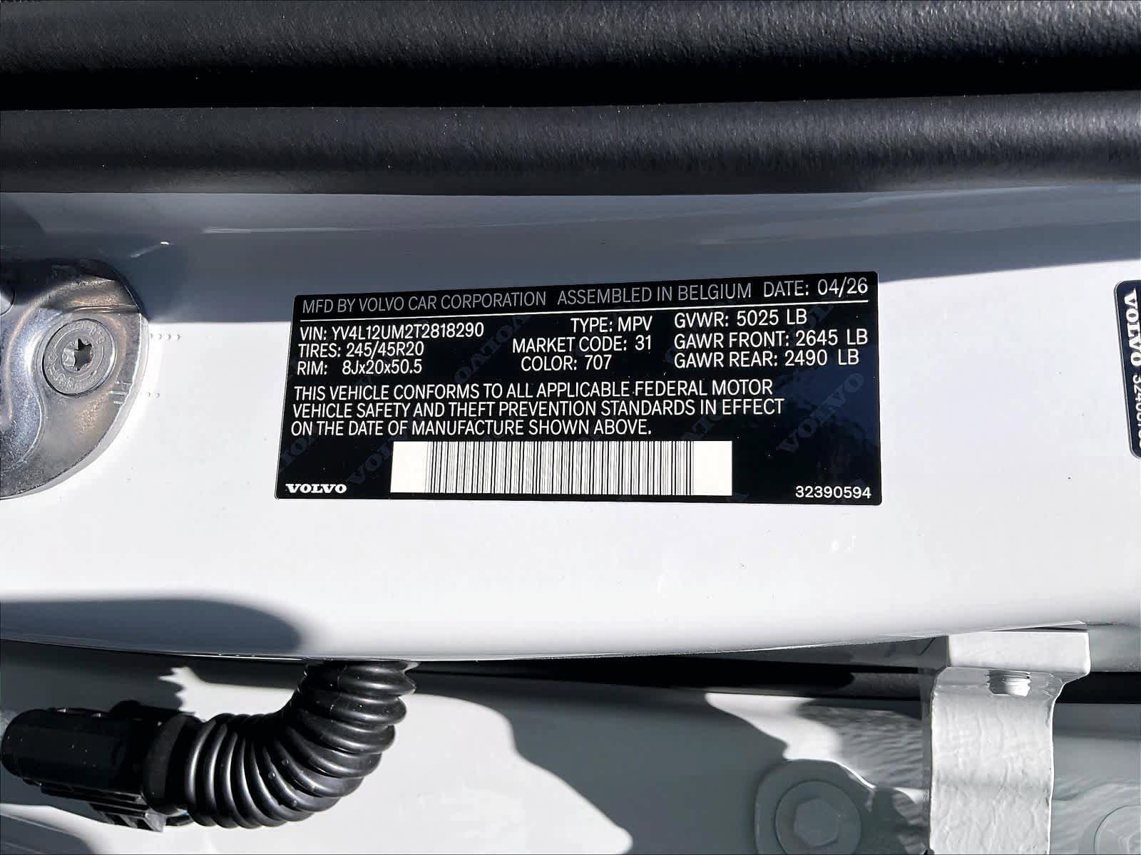 New 2026 Volvo XC40 B5 Ultra w/ Climate Package AWD/4WD image 36
