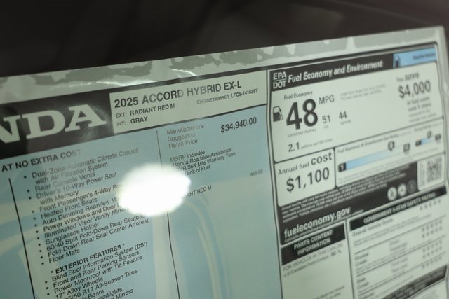New 2025 Honda Accord EX-L image 27
