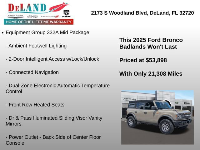Used 2025 Ford Bronco Badlands image 7