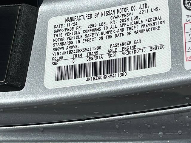 Used 2025 Nissan Z NISMO w/ Floor Mat Package RWD image 31