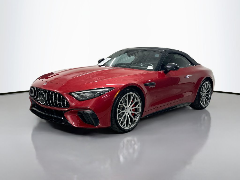 Certified 2022 Mercedes-Benz SL 55 AMG 4MATIC w/ Driver Assistance Package image 1
