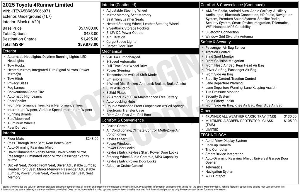 Used 2025 Toyota 4Runner Limited image 35